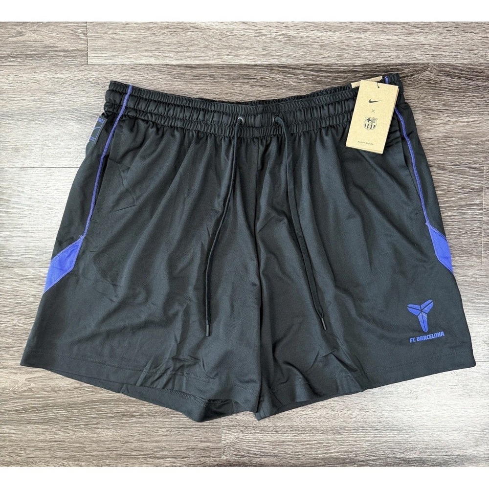 Men SMALL Nike FC Barcelona Kobe Bryant 2025/26 Team Issue Shorts HQ9612-010 NEW